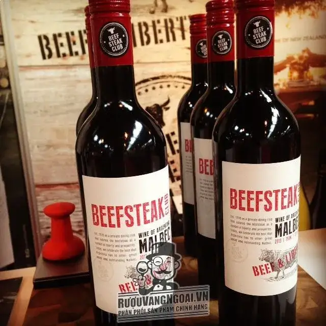 Vang ARGENTINA BEEFSTEAK CLUB MALBEC & LIBERTY