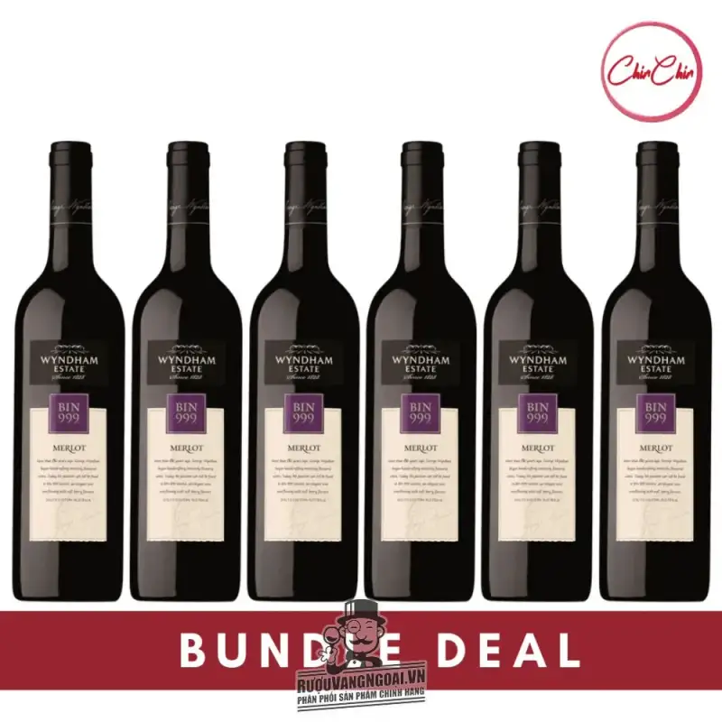 Mua ruou vang bin wyndham estate merlot chiet khau cao giá rẻ tại Sài Gòn