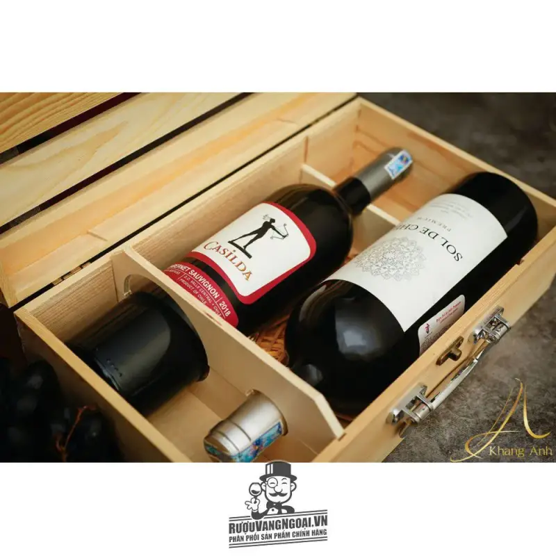 Mua vang chile sol de chile premium cabernet sauvignon giá rẻ tại Sài Gòn