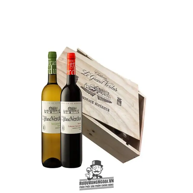 Vang Pháp Chateau Le Grand Verdus Bordeaux Vang trắng