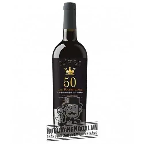 Vang Ý 50 LA PASSIONE Primitivo Del Salento