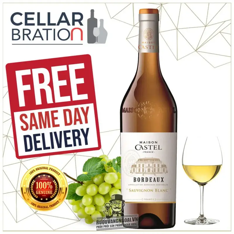 Địa chỉ bán vang phap maison castel bordeaux sauvignon blanc giá rẻ tại Sài Gòn