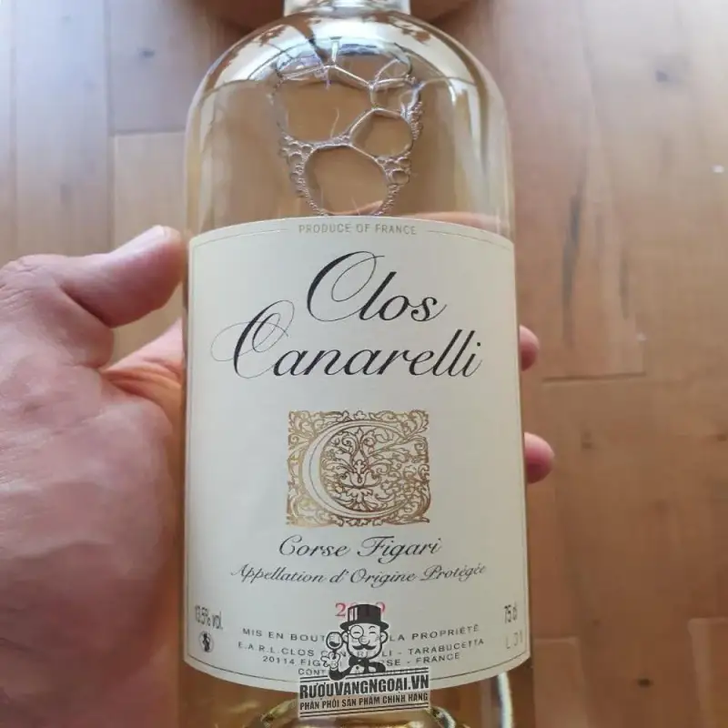 Giá vang phap clos canarelli rose corse figari