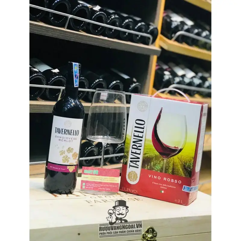 Địa chỉ bán vang bich y tavernello vino rosso l giá rẻ tại Hà Nội