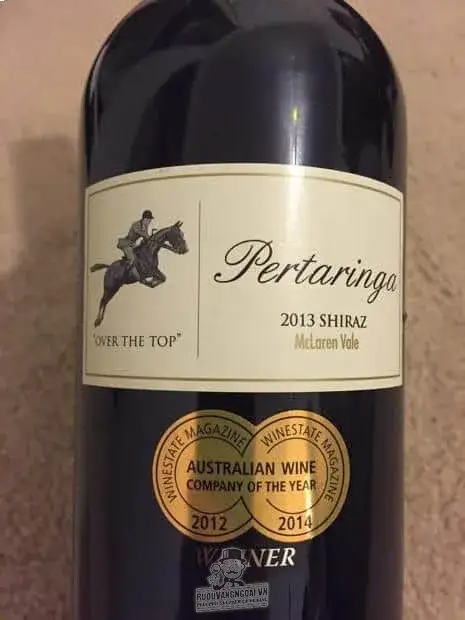 Rượu vang Pertaringa Over the Top Shiraz