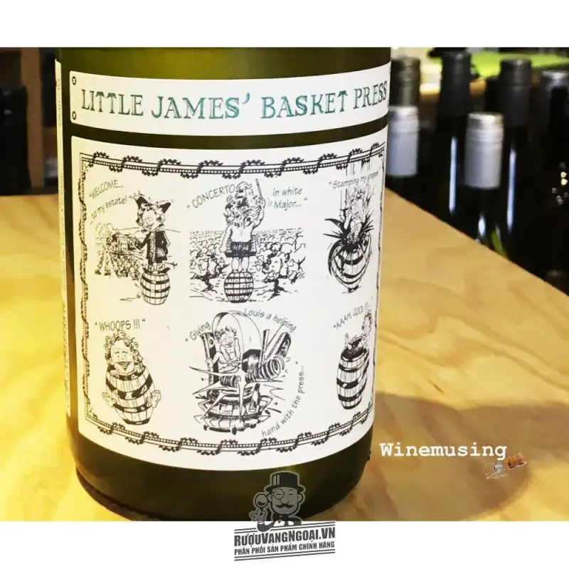 Rượu vang Little James Basket Press Saint-Cosme