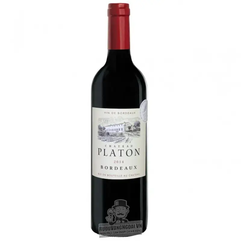 Vang Pháp Platon Chateau Bordeaux Red uống ngon