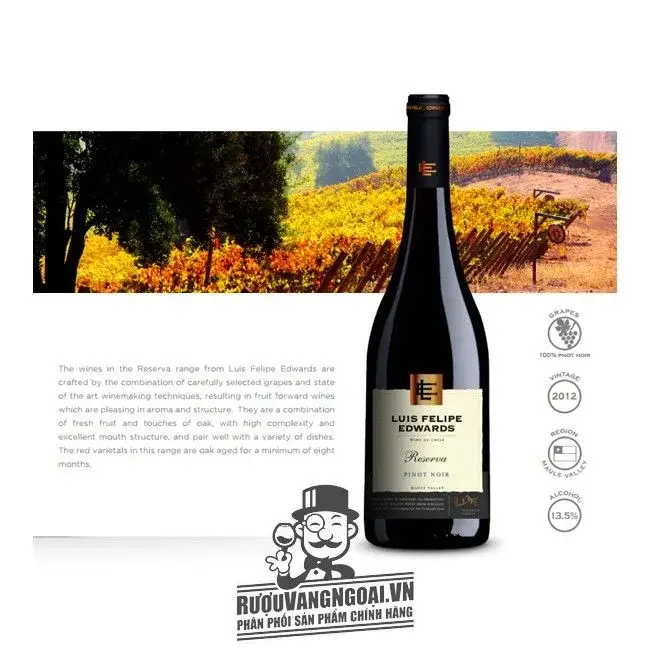Vang Chile Luis Felipe Edwards Reserva Chardonnay