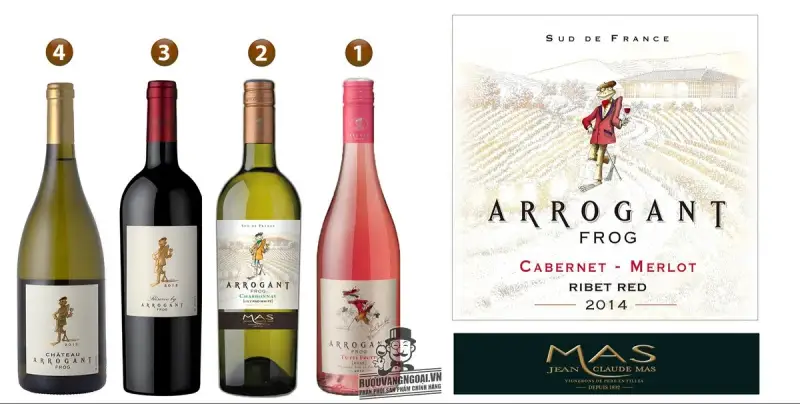 Vang Pháp Chateau Arrogant Frog Limoux đỏ, trắng