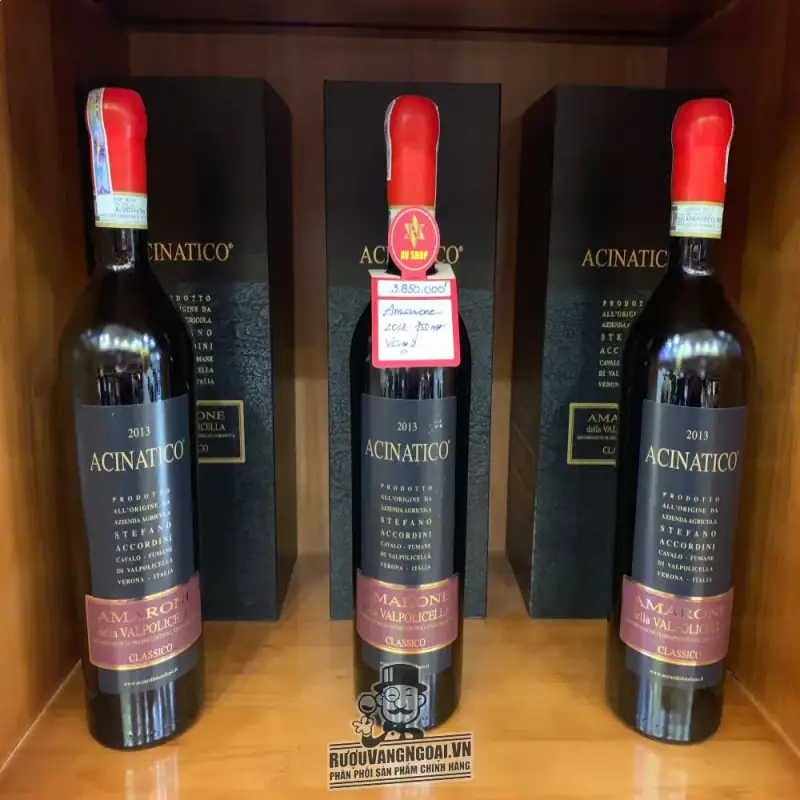 Địa chỉ bán ruou vang acinatico amarone della valpolicella giá rẻ tại Sài Gòn