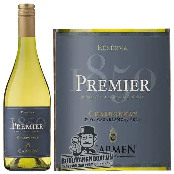 Vang Chile CARMEN PREMIER 1850 RESERVA CHARDONNAY