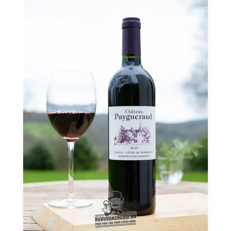 Vang Pháp Chateau Puygueraud Francs Cotes de Bordeaux uống ngon