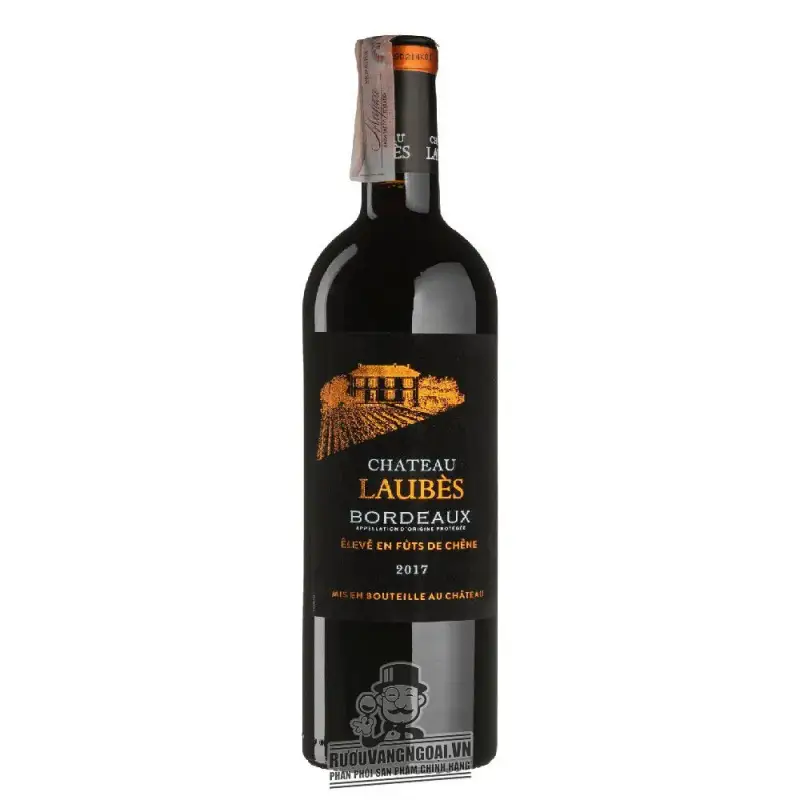 Rượu Vang Chateau LAUBES Mác Nhung uống ngon