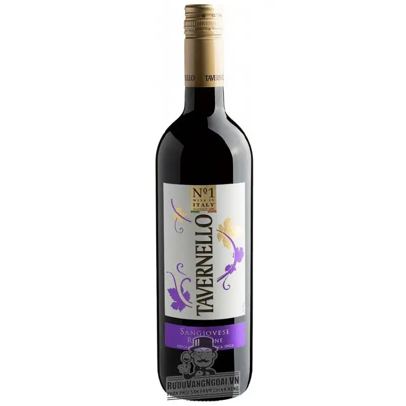 Rượu Vang Ý Tavernello Rubicone Sangiovese uống ngon