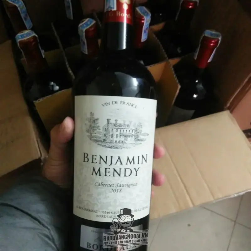 Địa chỉ bán ruou vang phap benjamin mendy ug bordeaux giá rẻ tại Sài Gòn