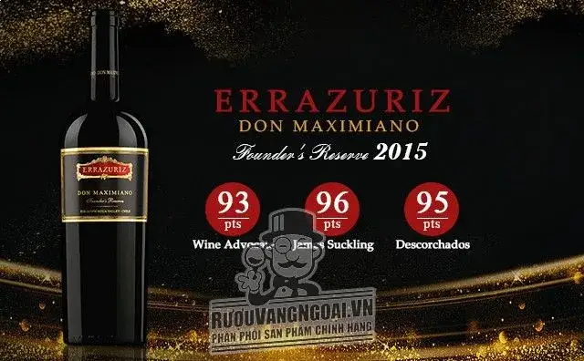 Vang Chile ERRAZURIZ DON MAXIMIANO FOUNDER'S RESERVE