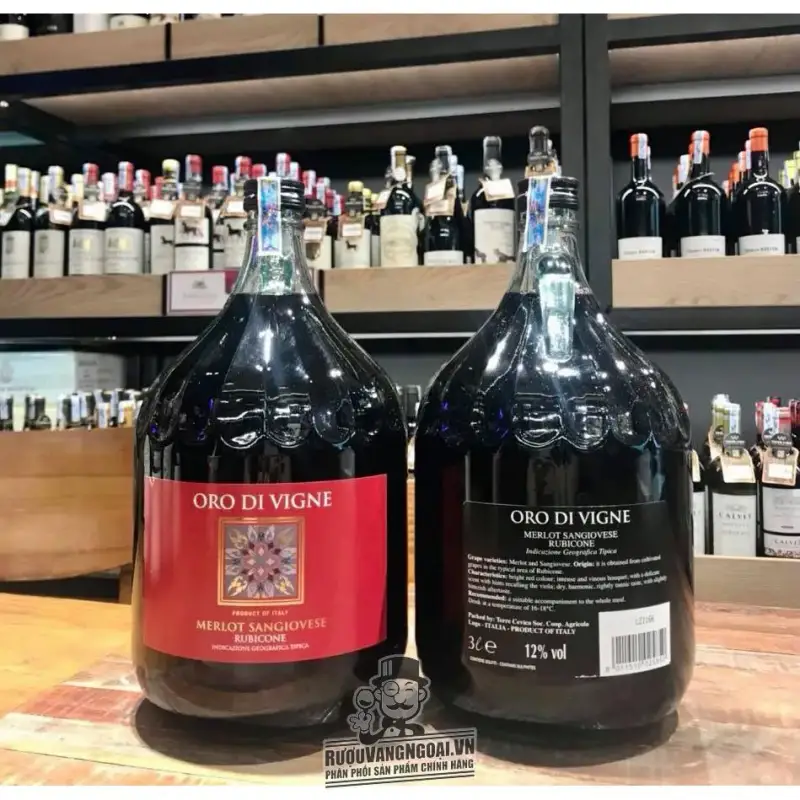 Vang Ý Oro Di Vigne chai 3 Lít