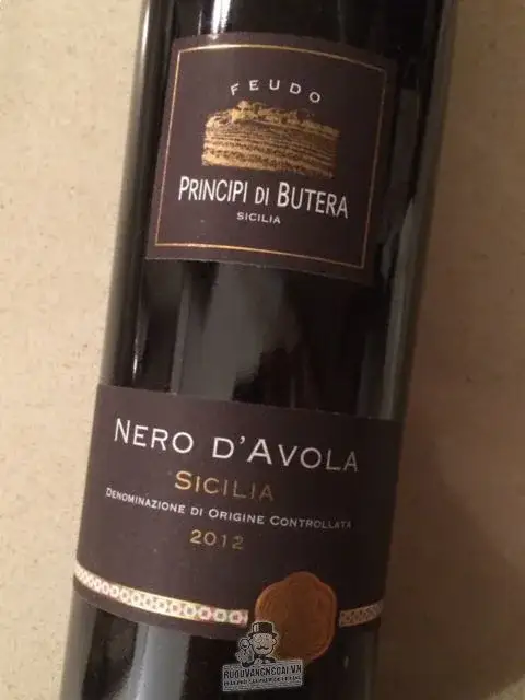 Vang Ý Principi di Butera Nero d