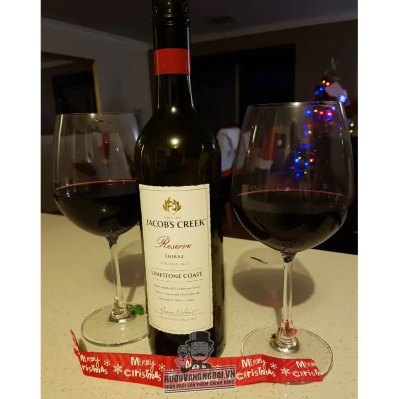 ruou vang jacob s creek reserve limestone coast shiraz giá bao nhiêu