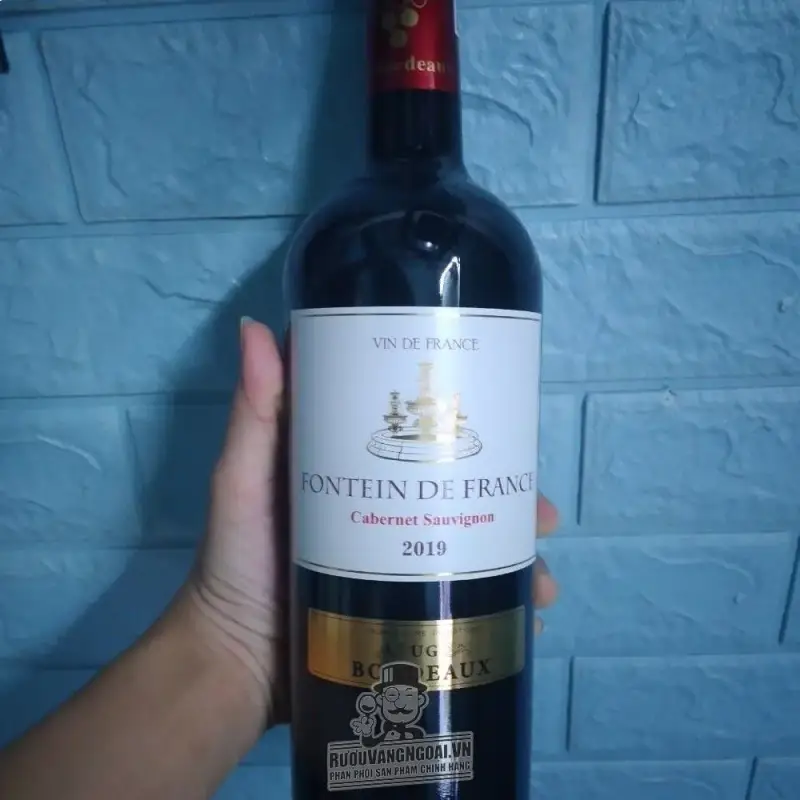 vang phap fontein de france chai tang chai nho cabernet sauvignon giá bao nhiêu