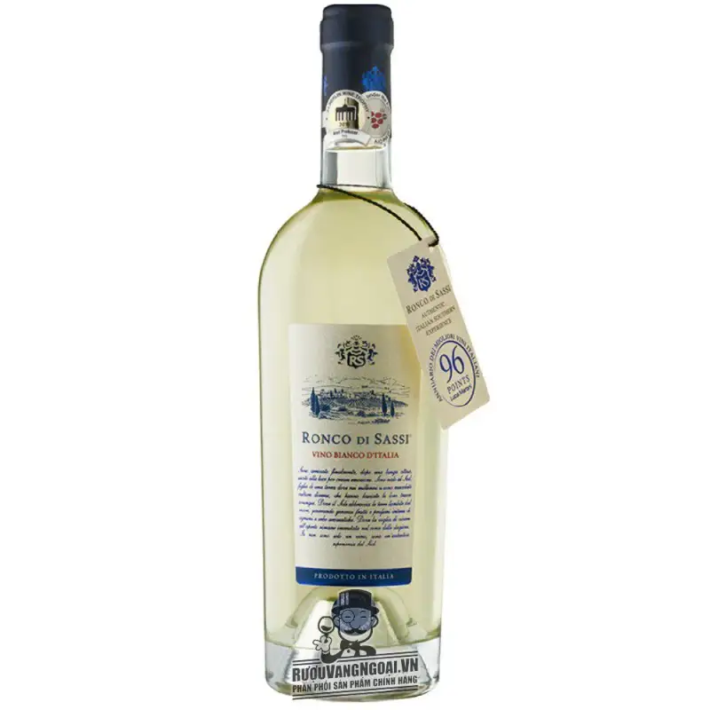 Rượu Vang Ý Ronco Di Sassi Bianco 97 Điểm uống ngon