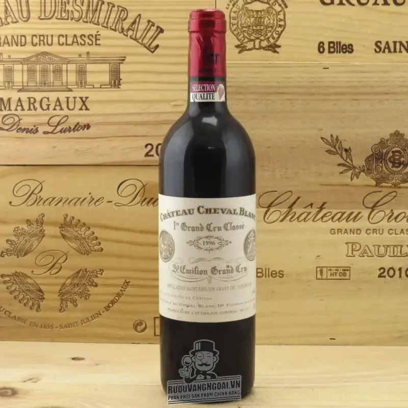 Vang Pháp Chateau Cheval Blanc Saint Emilion 1996