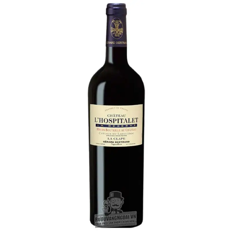 Vang Pháp LHospitalet red La Clape Chateau Gerard Bertrand
