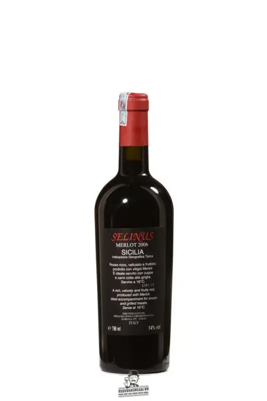 Vang Ý Selinus Merlot 2006