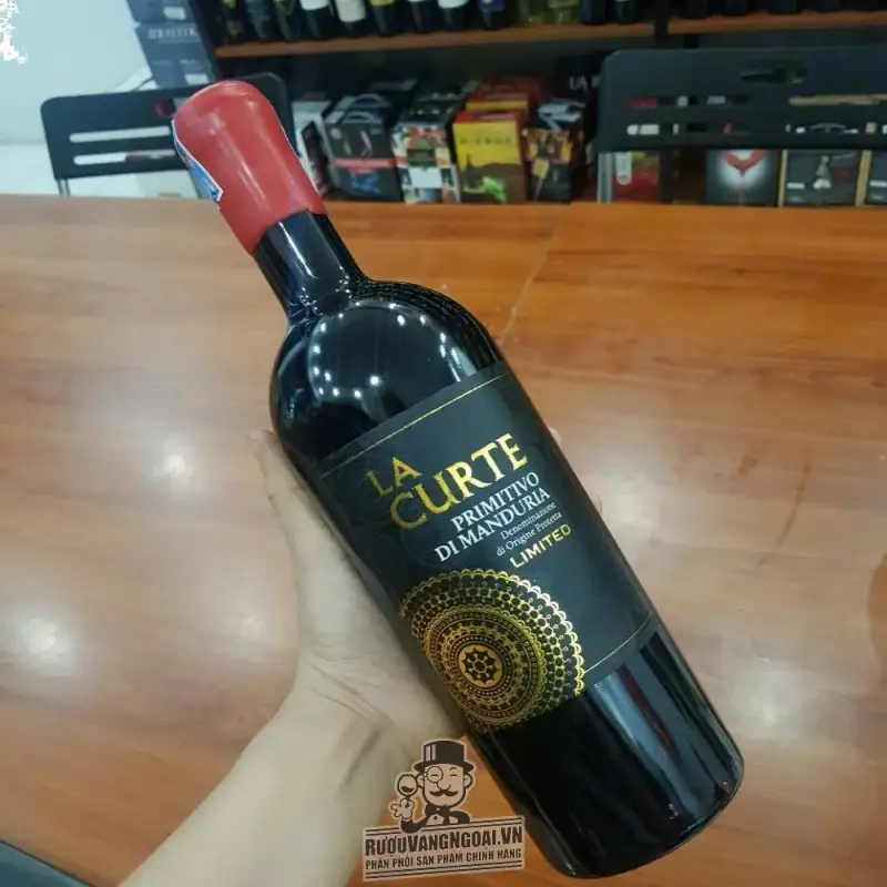 Vang Ý La Curte Limited 19 độ Primitivo di Manduria