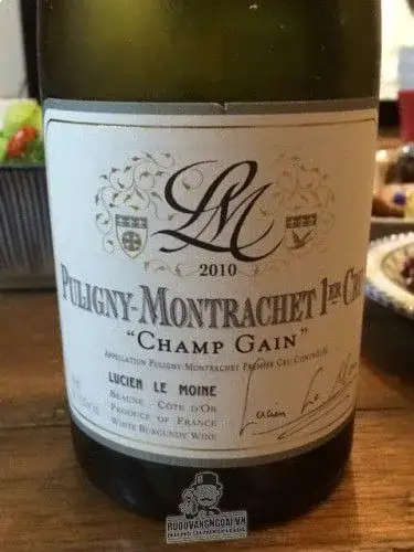 Vang Pháp Puligny Montrachet Champs Gains Lucien Le Moine