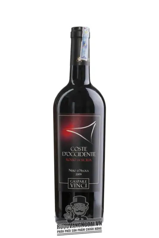 Vang Ý Gaspare Vinci D’occidente Nero d’Avola 2009