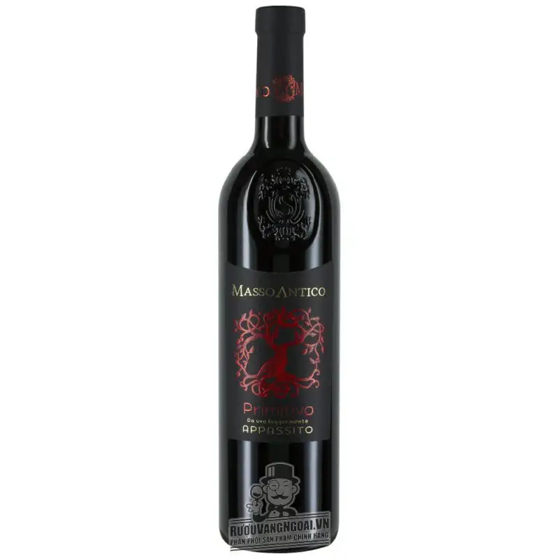 Rượu Vang Ý Masso Antico Primitivo Appassito thượng hạng