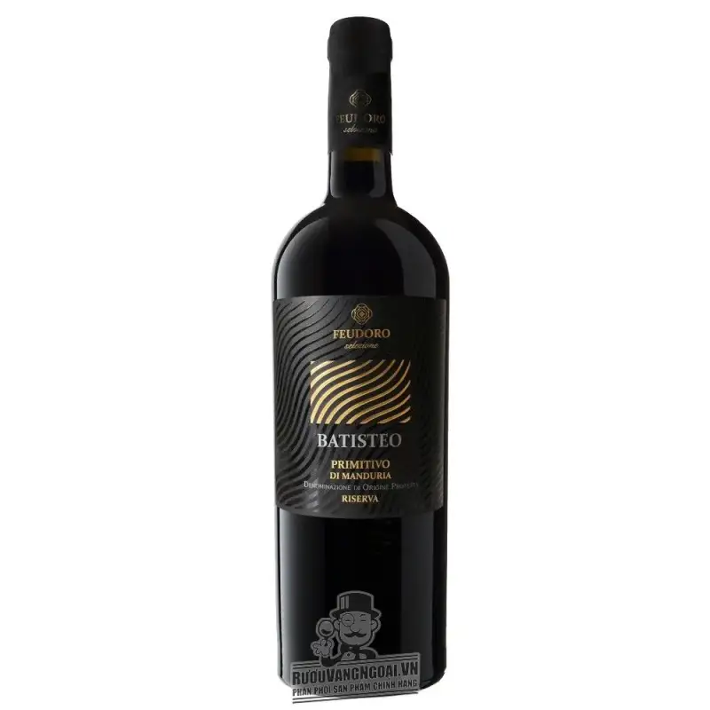 Vang Ý Batisteo Primitivo di Manduria Riserva Feudoro Hảo hạng