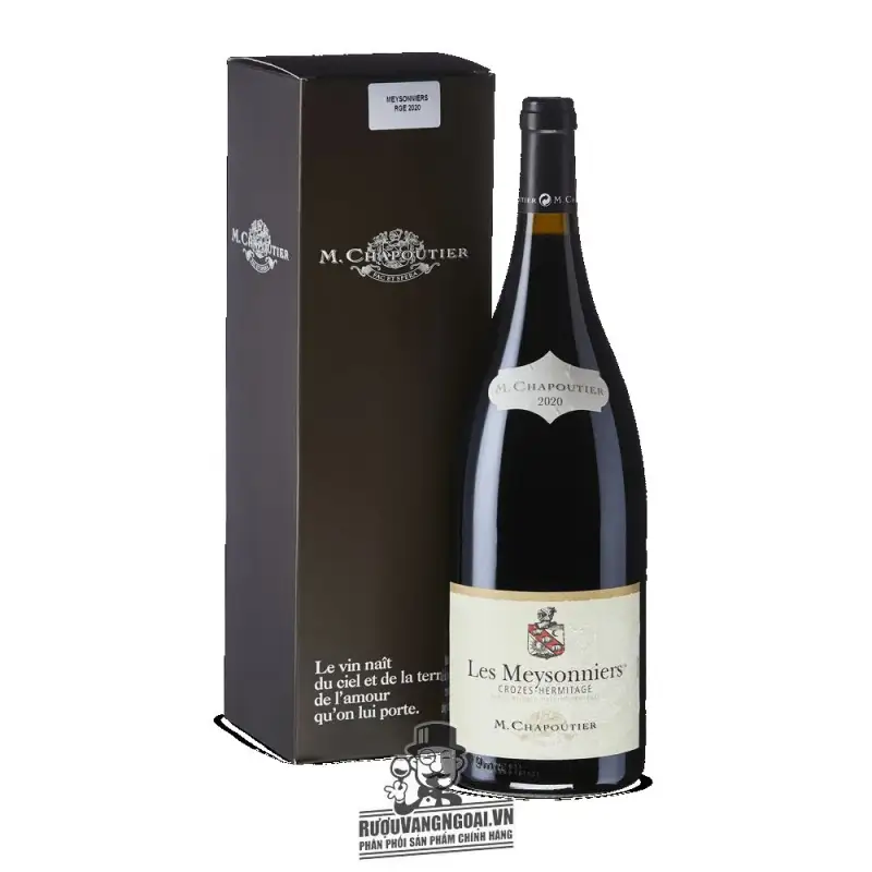 Vang Pháp Les Meysonniers Crozes Hermitage M.Chapoutier cao cấp