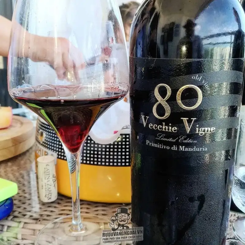 Rượu Vang Ý 80 VECCHICE VIGNE PRIMITIVO DI MANDURIA