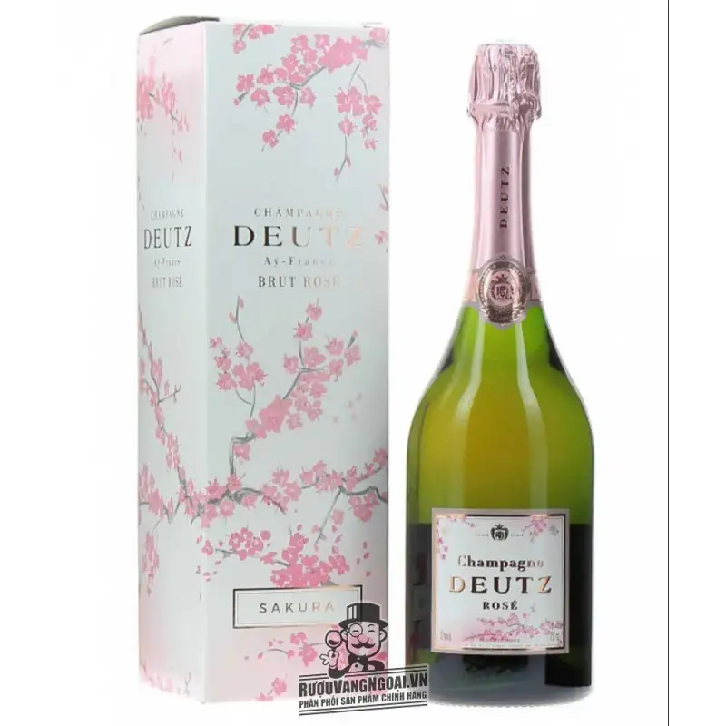 Giá ruou champagne deutz brut rose