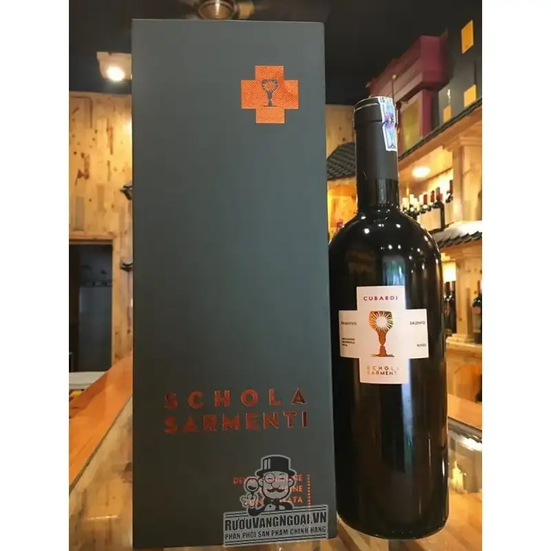 Rượu vang Ý Chén Thánh CUBARDI PRIMITIVO SALENTO ROSSO