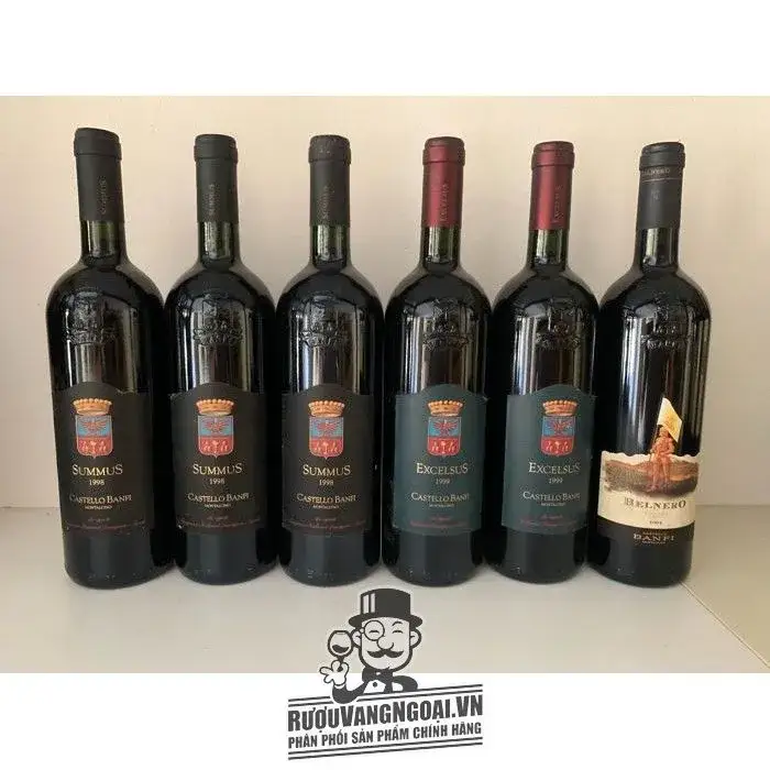 Vang Ý Excelsus Castello Banfi cao cấp