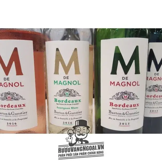 Vang Pháp M DE MAGNOL BARTON GUESTIER ĐỎ - TRẮNG