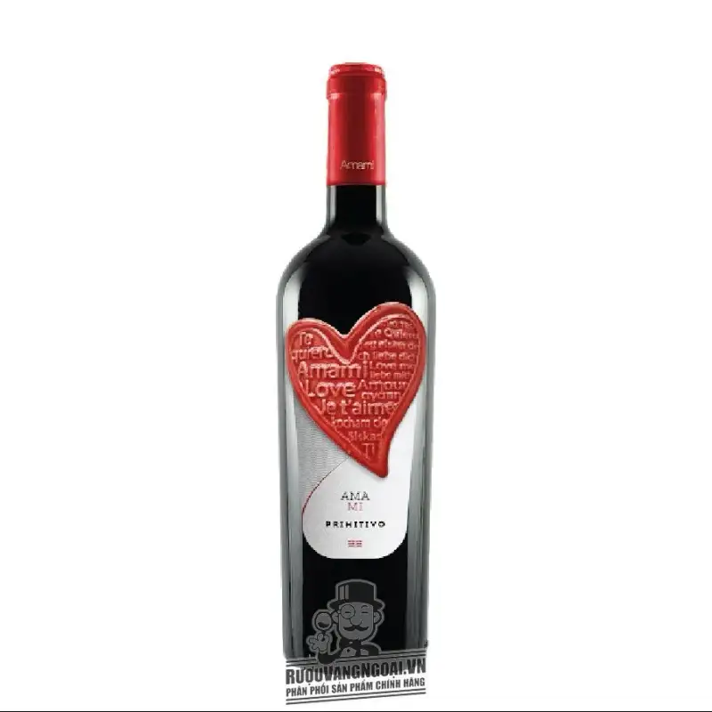 Vang Ý Amami Primitivo Puglia Cao cấp