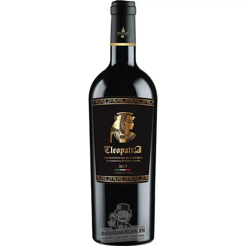 Rượu vang Cleopatra Primitivo Di Manduria Tinazzi thượng hạng