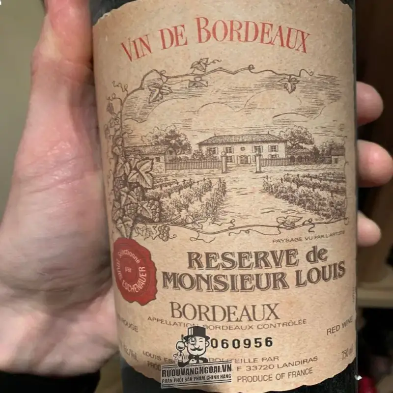vang phap monsieur louis bordeaux giá bao nhiêu