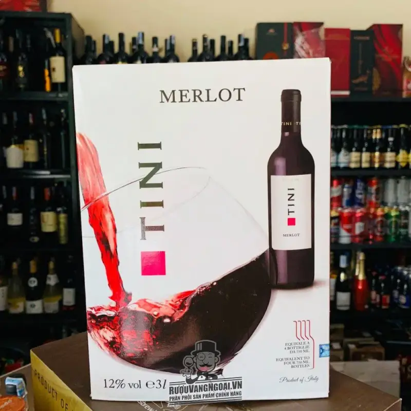 Vang Bịch Ý Tini Merlot 3L