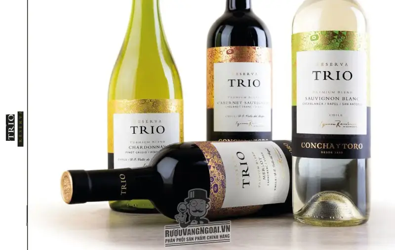 Vang Chile CONCHA Y TORO TRIO RESERVA MERLOT