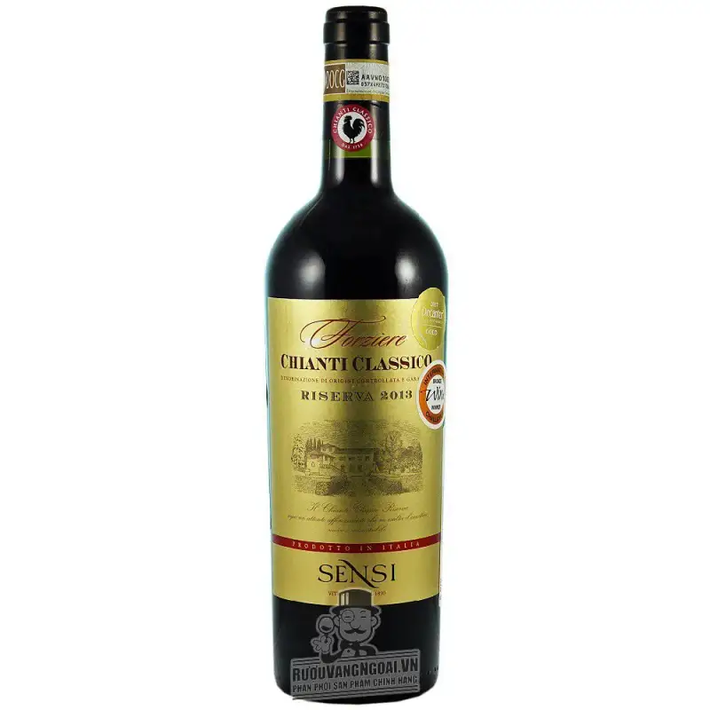 Rượu Vang Ý Sensi Forziere Chianti Classico DOCG Riserva cao cấp