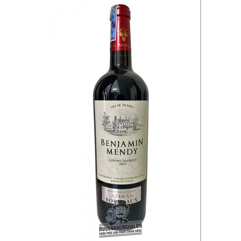 Rượu Vang Pháp Benjamin Mendy UG Bordeaux uống ngon