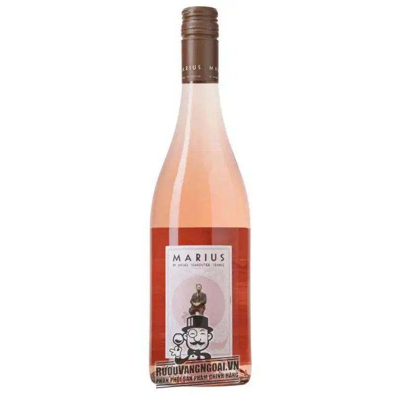 Vang Pháp M Chapoutier Marius Rose Languedoc uống ngon