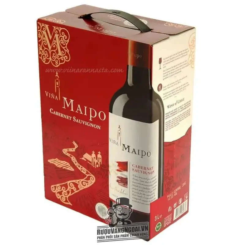 Vang Chile Vina Maipo Cabernet Sauvignon Bịch 3L