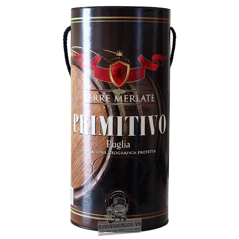Vang Bịch Ý Terre Merlate Primitivo 3L