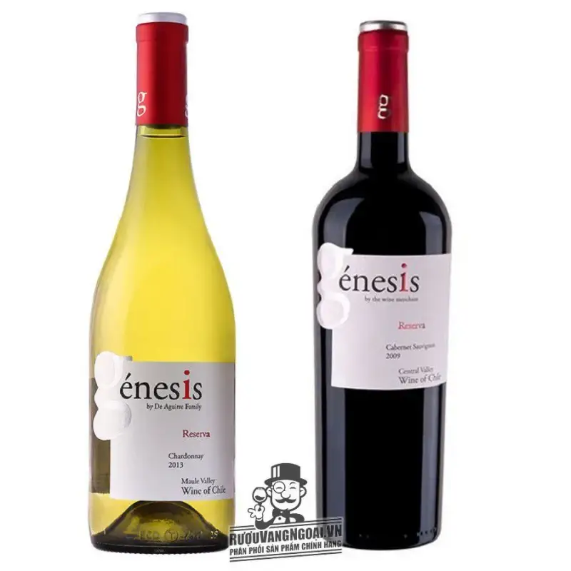 Vang Chile Genesis Reserva Đỏ - Trắng